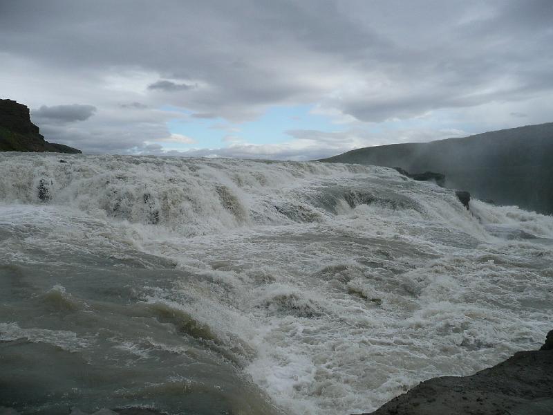P1040048- Chute eau de Gulfoss.JPG - Chute d'eau de Gulfoss